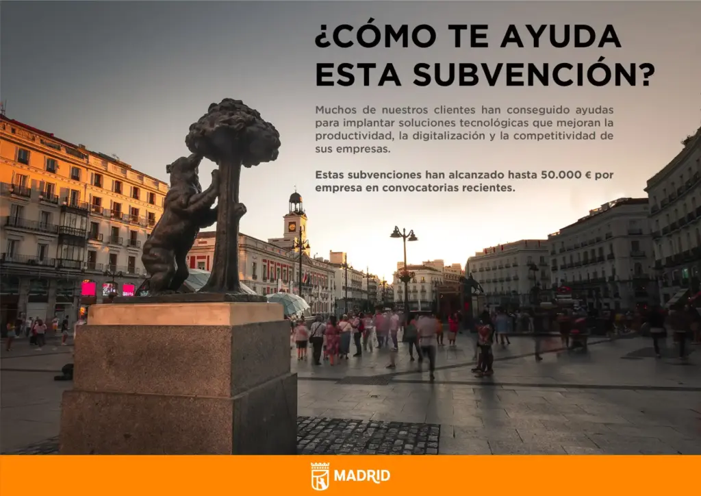 Modernización tecnológica de pymes en la Comunidad de Madrid